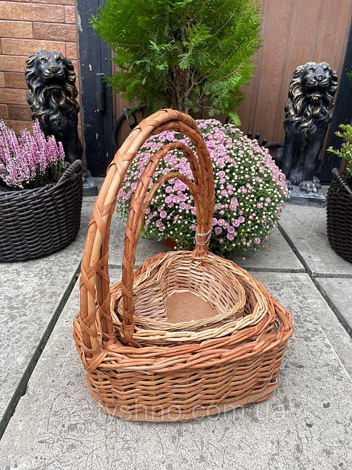 Набор корзинок в виде сердца 4 шт Киев - изображение 1