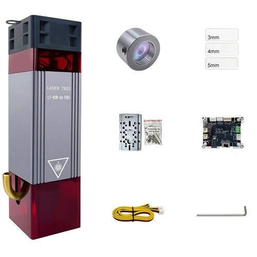 Лазерний модуль 80 Вт з подачею повітря для різання та гравірування Київ - фото 4