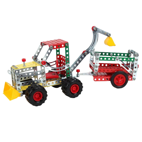 Іграшка Конструктор Трактор з причепом металевий Технок 4876 Житомир