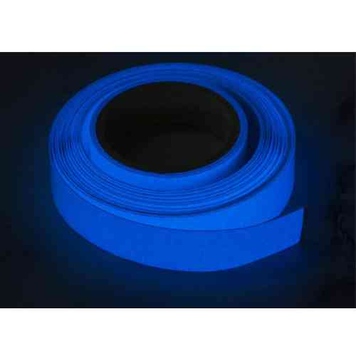 Лента люминесцентная клейкая 10мм x 3м, фосфорная, синяя Вінниця