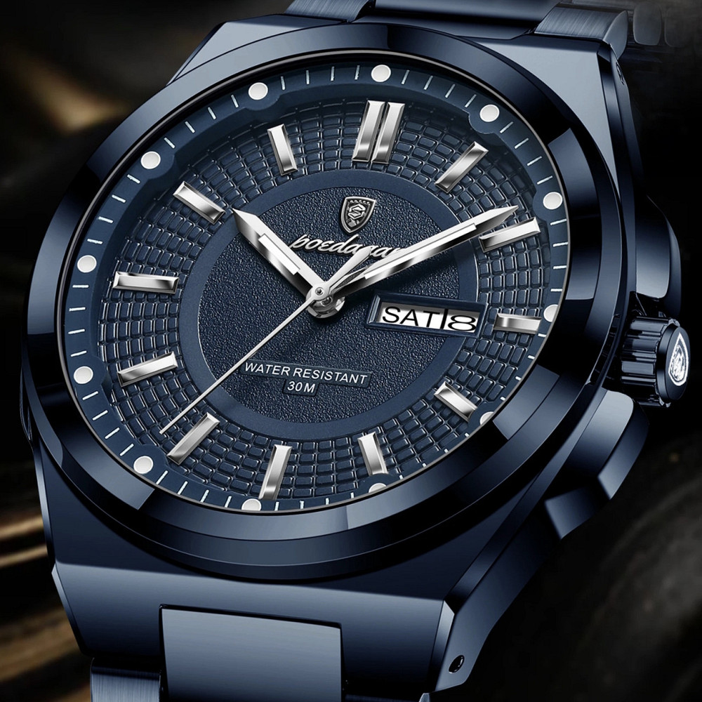 Годинник чоловічий наручний Poedagar Blueline Синій Київ - фото 3