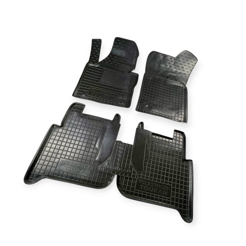 Килимки Фольцваген touran 2010-2014 борт 2,5см, з перемичкою салону Мукачево - фото 1