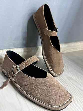 Балетки жіночі Meideli 0109-8 Mary Jane з ремінцем натуральна замша бежеві, 36, 23,5 см Київ