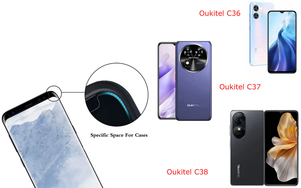 Захисне скло HyperGlass Pro для Oukitel C36, Oukitel C37, Oukitel C38 – максимальна чутливість та захист Київ - фото 3