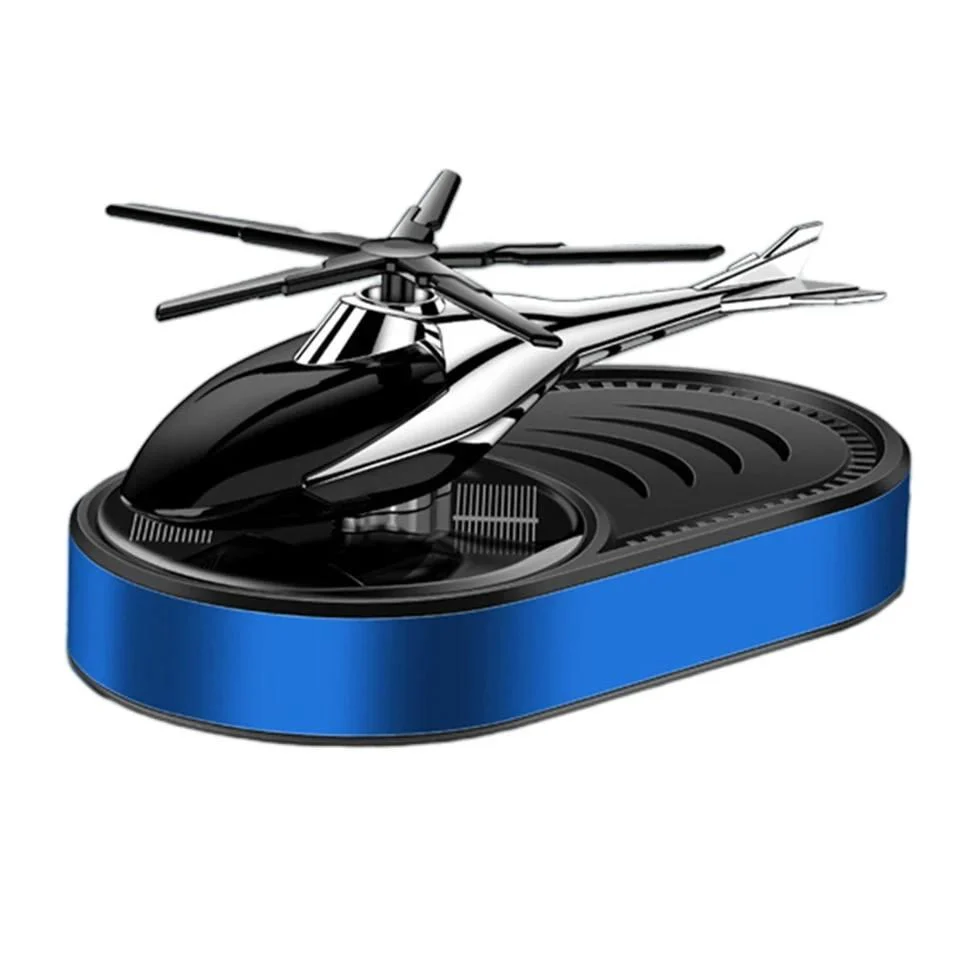 Ароматизатор автомобильный Вертолет на солнечной батарее (Серый) Винница - изображение 1