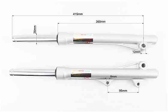 Амортизатор передній (пір'я), лів., прав. к-кт 415мм Киев