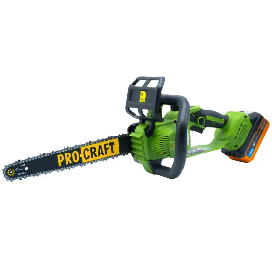 Акумуляторна безщіткова пилка Procraft , Ланцюгова безщіткова електропилка  без АКБ та ЗУ, Акумуляторні пилки 6300 об/хв Львів