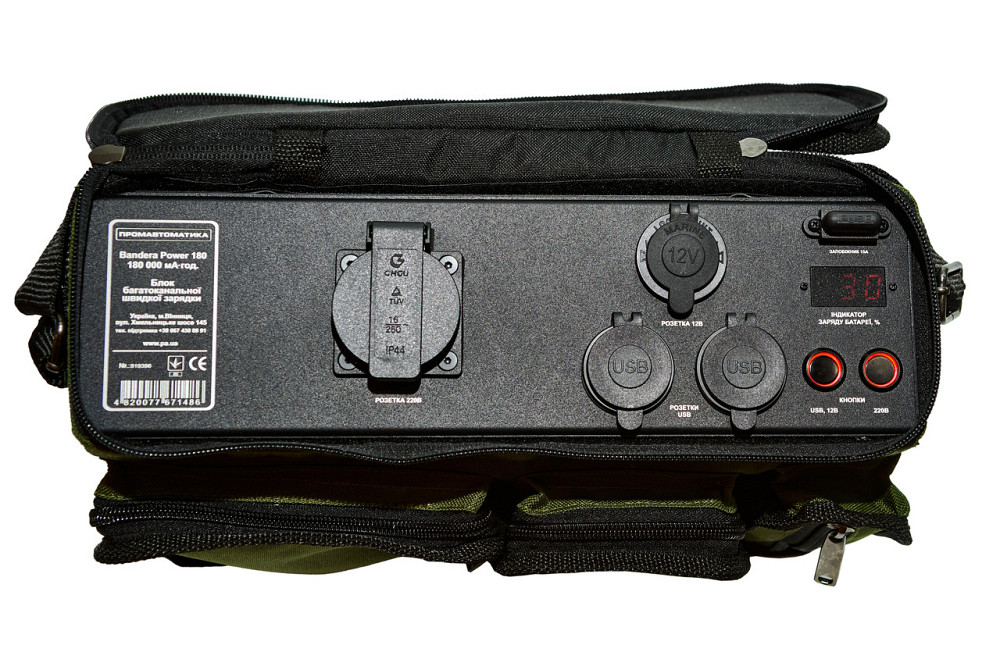 Багатоканальний блок Charger Bandera Power-180 для швидкого заряджання та автономного освітлення (180000 мА·год, 670 В) Київ - фото 2