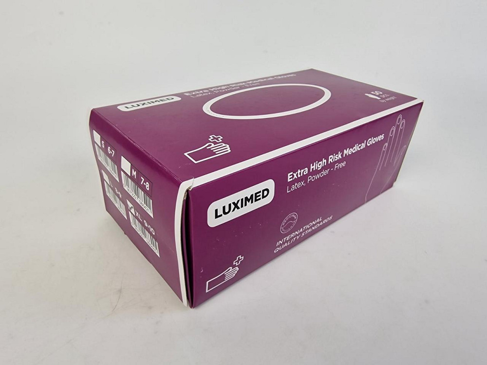 Гумові рукавички "Амбулаторія" LUXIMED 50 шт. (XL) (1 пачка) Харків - фото 2
