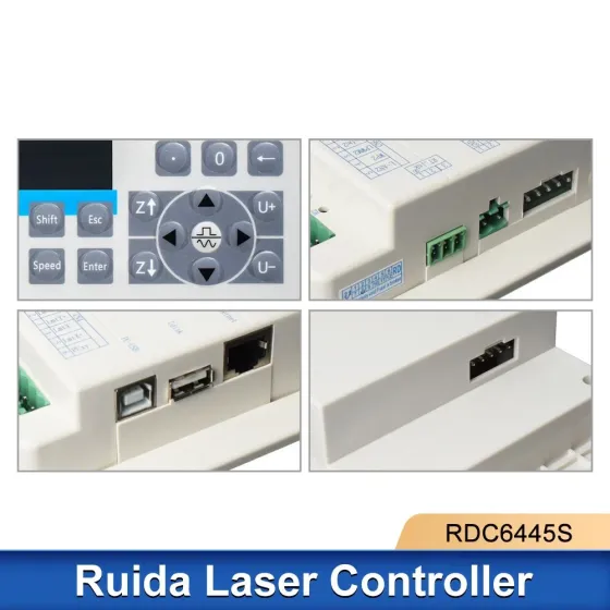 Контролер Ruida RDC6445S для CO2 лазерного верстата — система керування 4 осі, USB, LAN, дисплей 5" TFT Київ