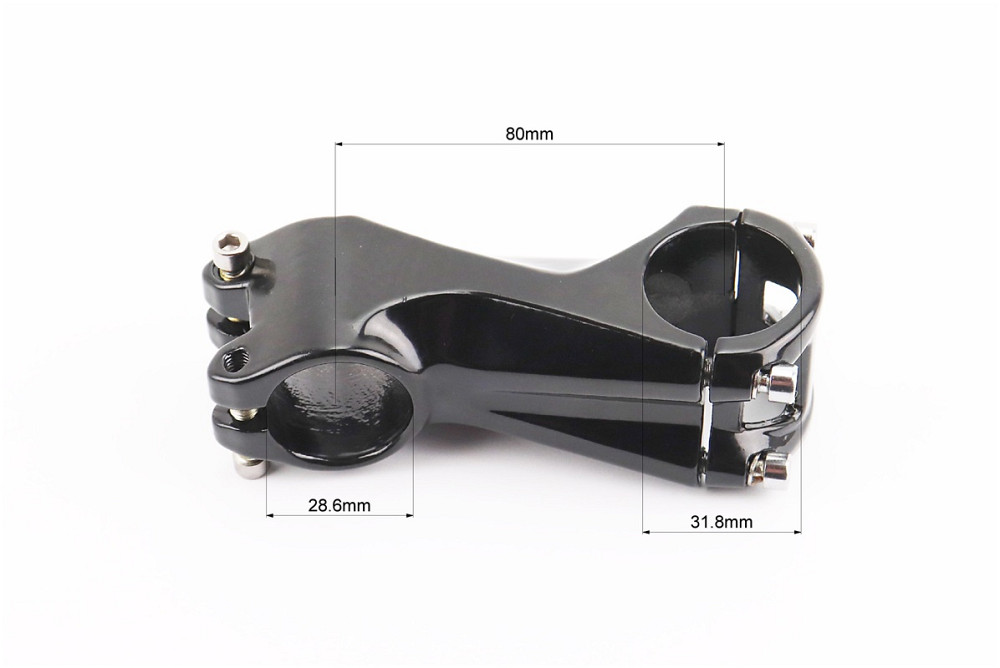 Винос керма MTB 28,6x31,8х80мм, алюмінієвий, чорний RA-009 Київ - фото 2