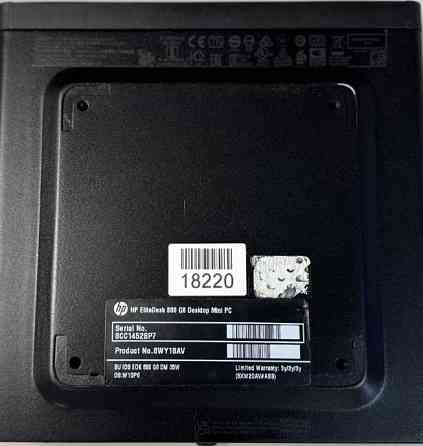 Мини-ПК HP EliteDesk 800 G6-i5-10·16GB·256GB/Display Port·Офис. Харьков