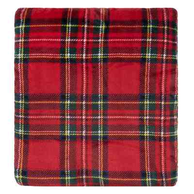 Плед Ardesto Christmas Flannel 160х200см, 100% поліестер, клітинка, червоний (ART0133PB) Вінниця