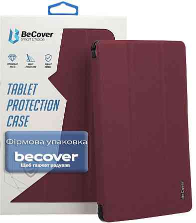 Чохол-книжка BeCover Smart Case для Samsung Galaxy Tab A11 Plus SM-X236B 11.0" Red Wine (714002) ( 18311 ) Харків