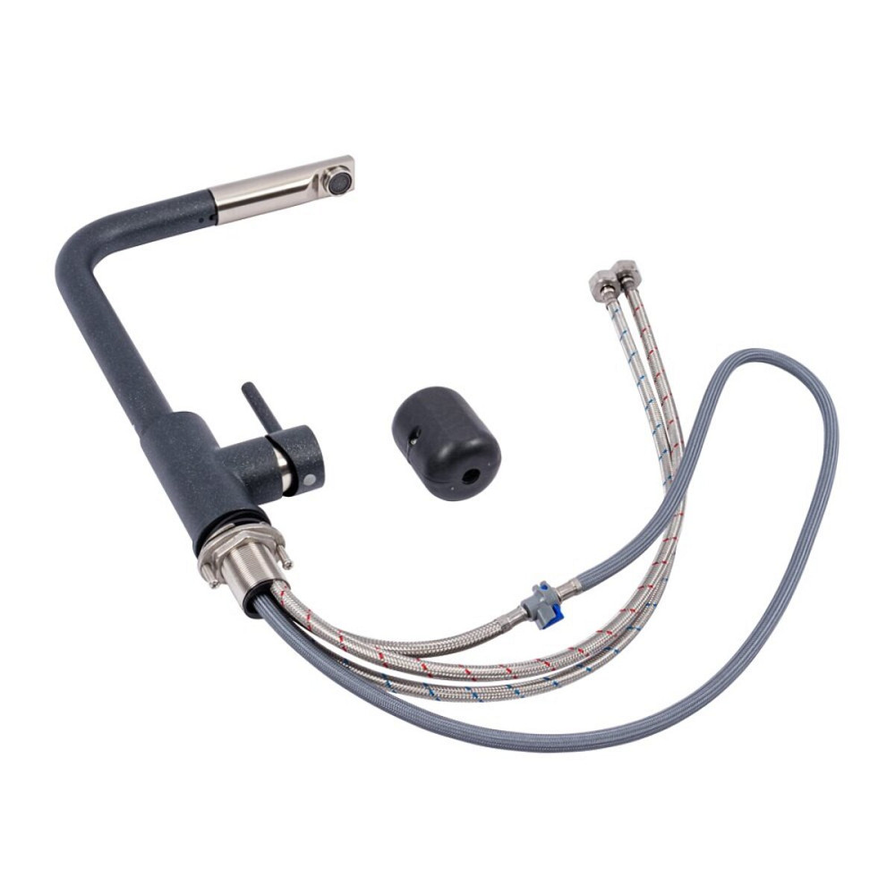 Q411B змішувач кухонний VALESO АНТРАЦИТ (з висувною лійкою) Коломыя - изображение 2