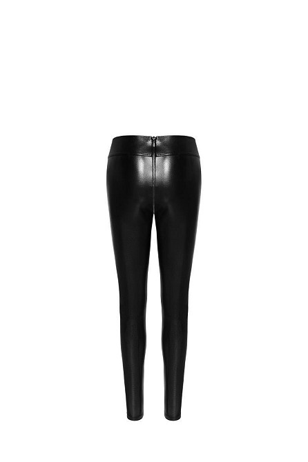Леггинсы сексуальные со змеиным принтом S F274 Noir Handmade, черные Sex Aura Киев - изображение 9