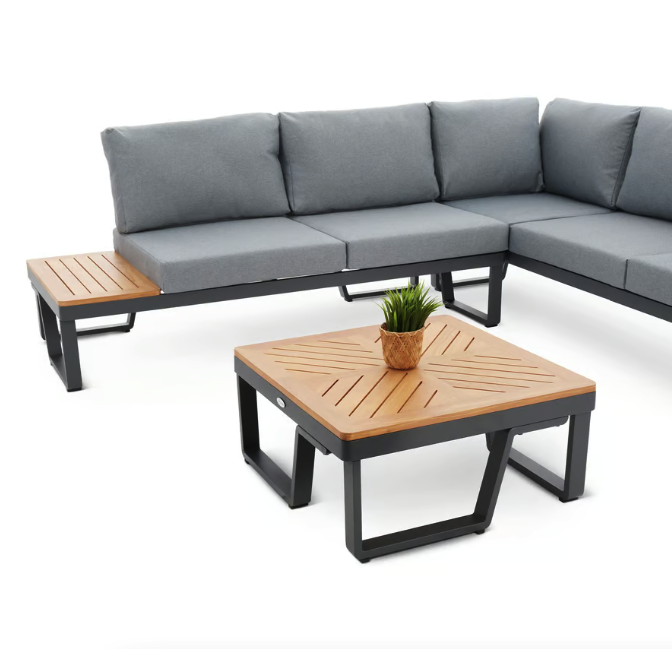 Комплект садових меблів Di Volio Veledo графітовий Київ - фото 2