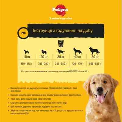 Сухий корм для собак Pedigree з птицею та овочами 2.6 кг (5998749144961) Вінниця