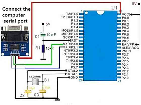 RS232 – TTL конвертер переходник MAX3232, модуль HW-044, плата преобразователь интерфейсов Київ
