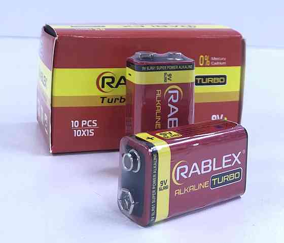 Rablex 6LR61/9V/1604 Turbo (Крона) 1шт SHRINK (1/10/300) Київ