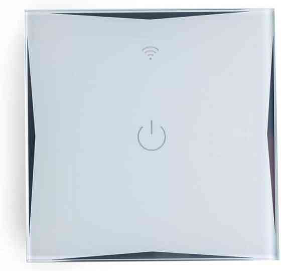 Розумний Wi-Fi вимикач світла Greenice Meamor HIT-KS-601-1, сенсорний скляний, Tuya Smart, Smart Life, Alexa, Google Assistant Київ
