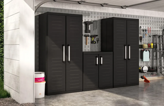 Многофункциональный шкаф 89x93 см 2 полки низкая Keter/Kis Detroit XL Basmo Киев