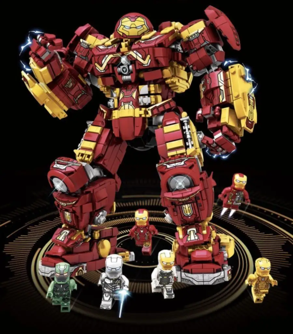 Конструктор Железный человек Iron Man Hulkbuster (Халкбастер) Mark 44,1852 деталь Киев - изображение 1