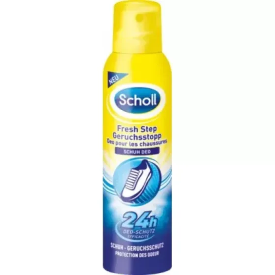 Спрей для взуття Свіжий Крок Scholl, 150 ml (Німеччина) Scholl Schuhdeo Spray Fresh Step Geruchsstop Львів
