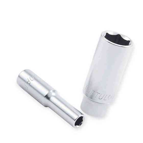 Головка торцева шестигранна подовжена 1/4" 14 мм CrV Toptul Мукачево