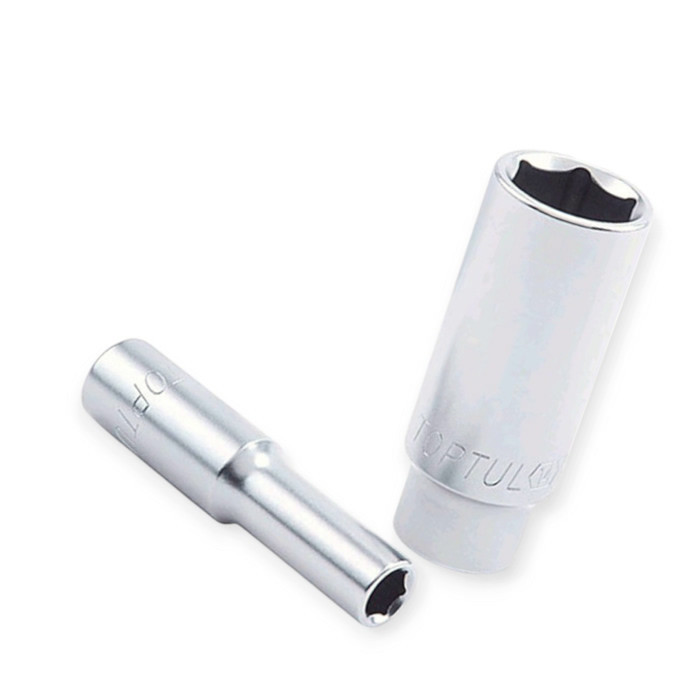 Головка торцева шестигранна подовжена 1/4" 14 мм CrV Toptul Мукачево - фото 1