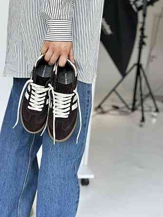 Olli Кроссовки женские OLLI шоколадные замша натуральная низкий ход размер 36-41 (T-1-21413) Коломыя