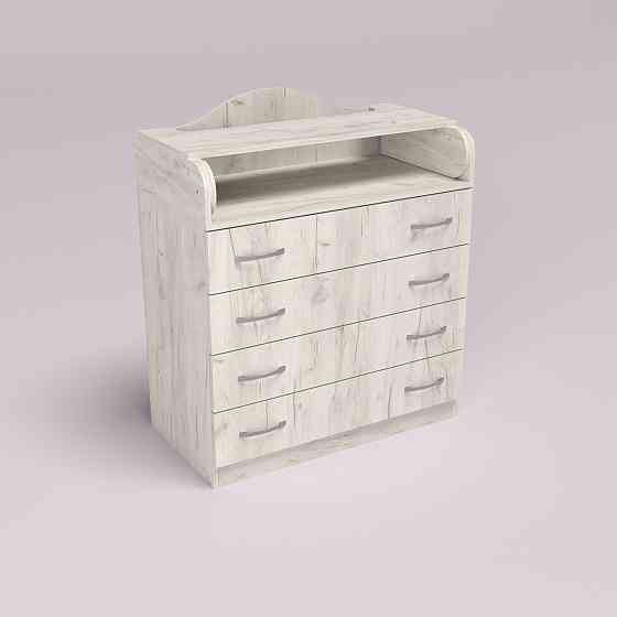 Комод пеленальний №1, Дуб Крафт Білий, 864/465/1020 Львів