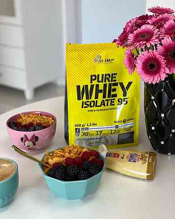 Протеїн Olimp Pure Whey Isolate 95 600 г, полуниця Луцьк