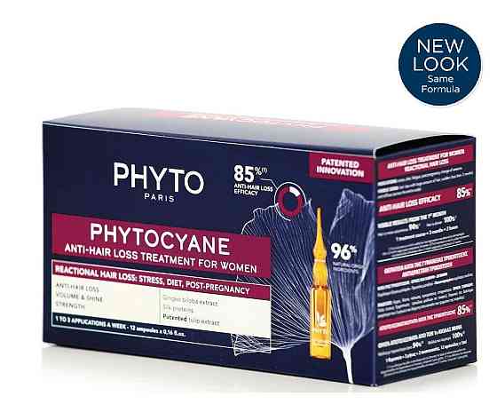 Фито Фитоциан Средство против выпадения волос у женщин Phyto Phytocyane Thinning Hair Treatement Women Днепр