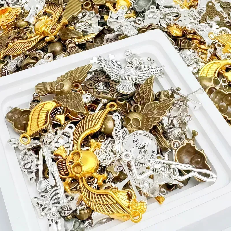 Набор золотых металлических подвесок для творчества Киев - изображение 3