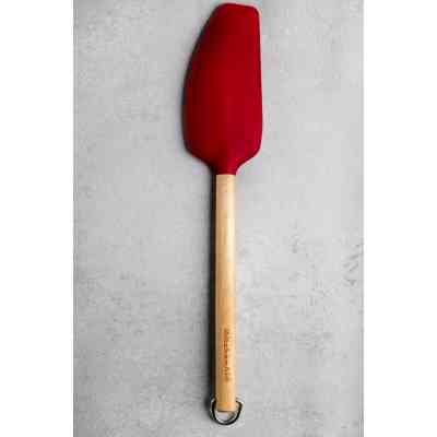 Лопатка кухонна KitchenAid Coreline для тіста, 35,3 см, береза, червоний (KQR732OHERE) Вінниця