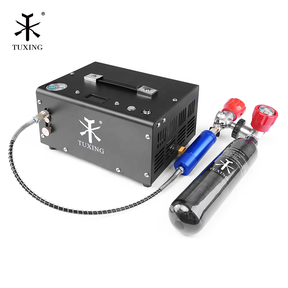 Компресор PCP високого тиску Tuxing TXET061 300 бар, 12/220В, автостоп, заправка балонів Київ - фото 6