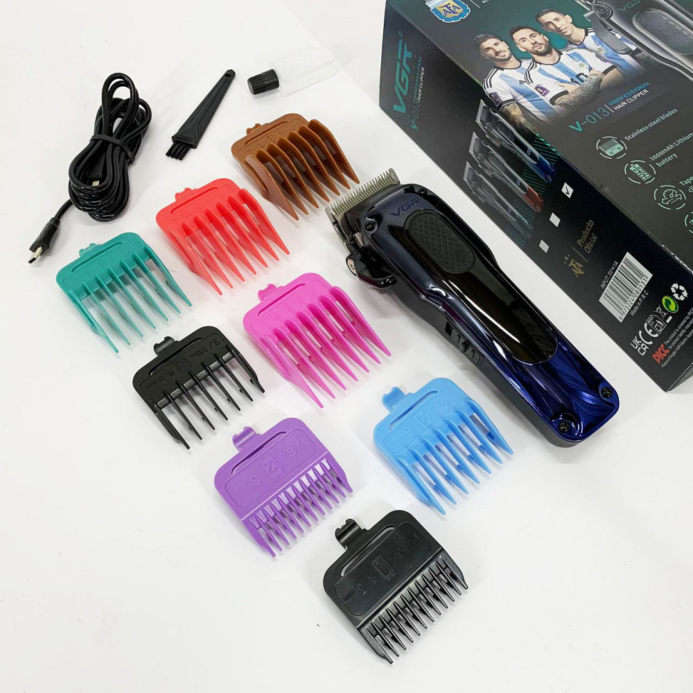 Машинка для стрижки волосся з різними насадками VGR V-013, Тример для стрижки акумуляторний професійний NA-88 Івано-Франківськ - фото 10