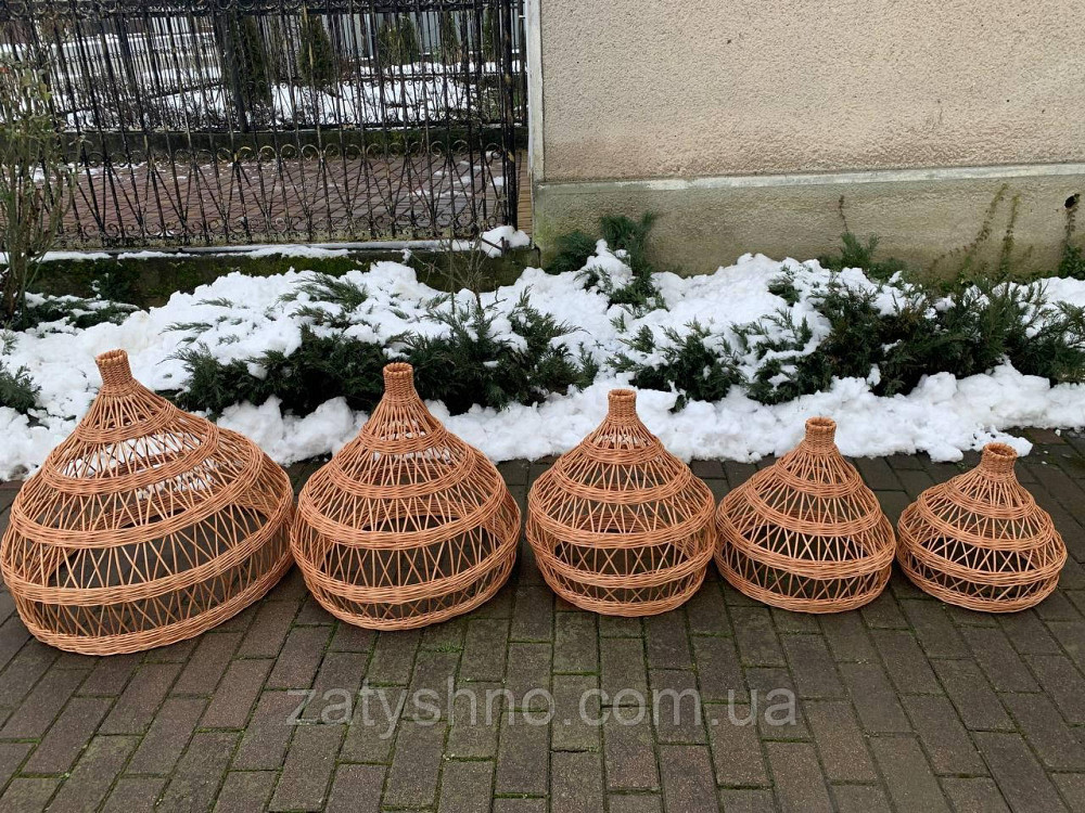 Люстра ручной работы плетенная из лозы Киев - изображение 2