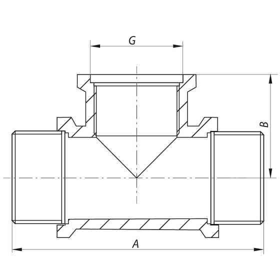 Трійник 1/2" НВН Koer KF.T06MFM (KF0070) Київ