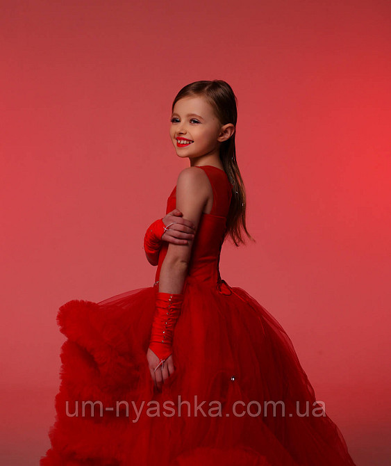 Пишне плаття Хмарка ЧЕРВОНЕ на 4-6, 6-8 років Кривий Ріг - фото 4