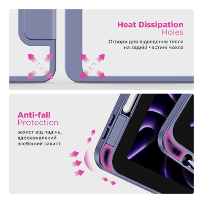 Чехол для планшета Armorstandart Y-Type PEN Redmi Pad Pro / Poco Pad Purple (ARM85547) Винница - изображение 7