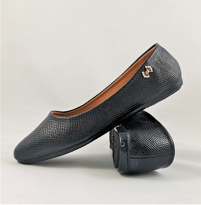 .Женские Балетки Черные Мокасины Туфли Лаковые (размеры: 36,39) - 03-2 Днепр - изображение 5