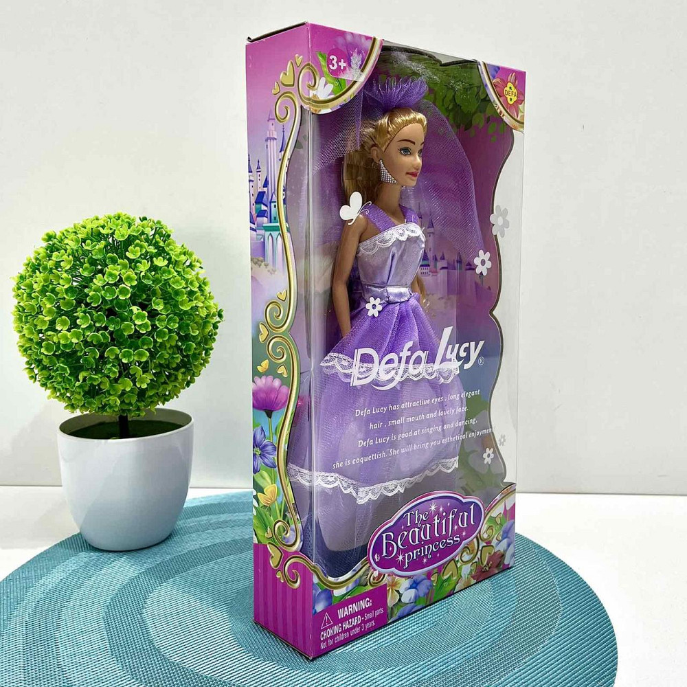 Лялька Defa Ніжна наречена 29см Фіолетова (8065) Чернігів - фото 6