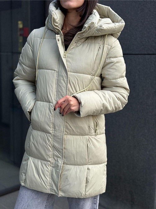 Жіноча тепла стильна куртка плащівка Одеса - фото 2