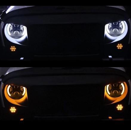 Передні лед фари Нива ВАЗ 2121, ВАЗ 2101, ГАЗ24, УАЗ. LED фари Протитуманні фари лідер Харків - фото 6