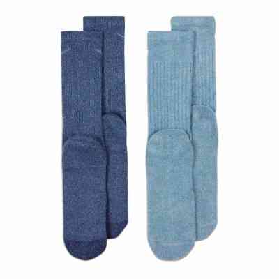 Шкарпетки Nike U NK EVERYDAY PLUS CUSH CREW 2PR DM7086-903 34-38 2 пари Синій/Блакитний (195244785339) Вінниця