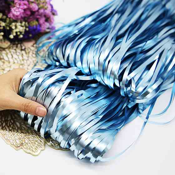 Шторка из фольги для фотозоны матовая 2 м на 1 м голубой Киев