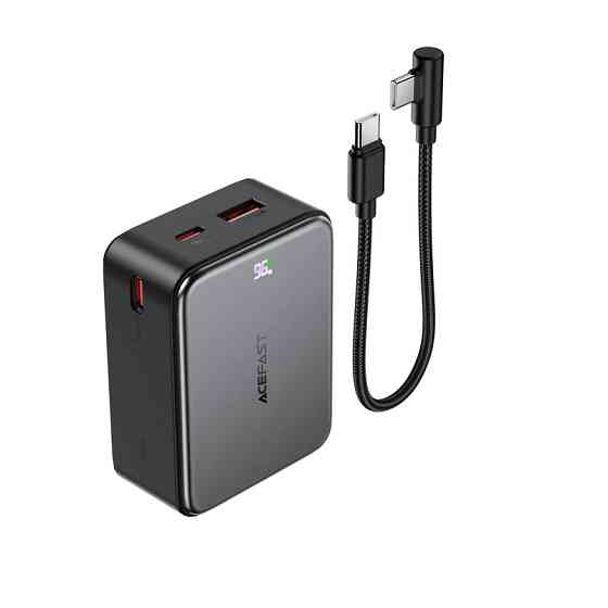 Павербанк 10000 mAh ACEFAST M28 22.5W быстрая зарядка кабель в комплекте черный power bank повербанк Одесса