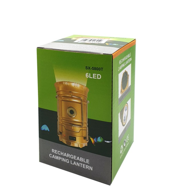 Кемпінгова лампа сонячна панель Camping SX-5800T + Solar 5392 Одеса - фото 3